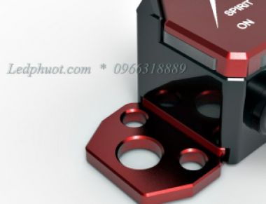 Công tắc nhôm đôi - tích hợp Led